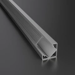 LED Eckprofil CORNER, schmales Winkelprofil, silber...