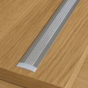 LED Einbauprofil INSIDE, flach, Alu silber eloxiert, Microprisma Diffusor klar - für LED-Streifen bis 12mm Breite