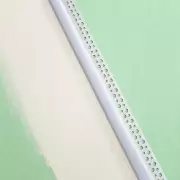 LED Einputz Profil PLASTER für Trockenbau Wände & Decken, schmal, ALU silber eloxiert, diffuse Abdeckung - Zuschnitt auf 95 cm |