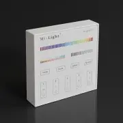 RGB&CCT LED-Controller & 4-Zonen Touch-Wand-Panel - SET | für 24VDC RGB&CCT LED-Streifen | 2.4GHz MiBoxer 4 Zonen ( 4 Controller & 1 Touch-Panel )