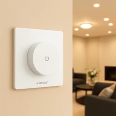 230V WLAN LED-Einbaudimmer mit Drehdimmerschalter &...