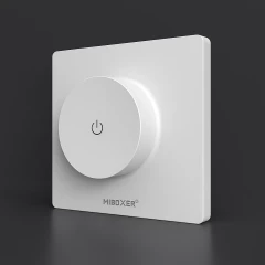 230V WLAN LED-Einbaudimmer mit Drehdimmerschalter & Bedienteil - Phasenabschnitt-Dimmer für 230V LED – 2.4 GHz WiFi Support