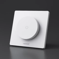 230V WLAN LED-Einbaudimmer mit Drehdimmerschalter & Bedienteil - Phasenabschnitt-Dimmer für 230V LED – 2.4 GHz WiFi Support