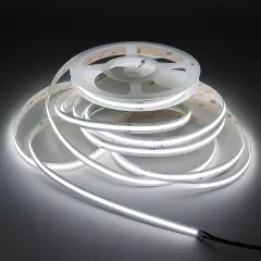 COB LED-Streifen 24V Long-Run Konstantstrom – 6300 K tageslichtweiß – Fertigung nach Maß – Länge 5,0 cm – 0,4 Watt – 34 Lumen – 24 LEDs