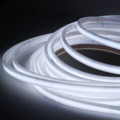 COB LED-Streifen 230 V - diffus - 7000 K tageslichtweiß - IP65 - Fertigung nach Maß – Länge 10,0 cm – 1,2 Watt – 71 Lumen – 48 LEDs