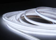 COB LED-Streifen 230 V - diffus - 7000 K tageslichtweiß - IP65 - Fertigung nach Maß – Länge 10,0 cm – 1,2 Watt – 71 Lumen – 48 LEDs