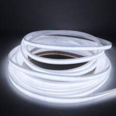 COB LED-Streifen 230 V - diffus - 7000 K tageslichtweiß - IP65 - Fertigung nach Maß – Länge 10,0 cm – 1,2 Watt – 71 Lumen – 48 LEDs