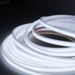 COB LED-Streifen 230 V - diffus - 7000 K tageslichtweiß - IP65 - Fertigung nach Maß – Länge 10,0 cm – 1,2 Watt – 71 Lumen – 48 LEDs