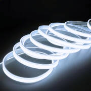 COB LED-Streifen 230 V - diffus - 7000 K tageslichtweiß - IP65 - Fertigung nach Maß – Länge 10,0 cm – 1,2 Watt – 71 Lumen – 48 LEDs