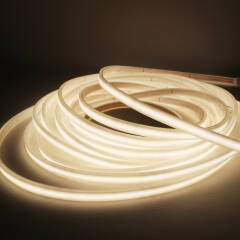 COB LED-Streifen 230 V - diffus - 4000 K neutralweiß - IP65 - Fertigung nach Maß – Länge 10,0 cm – 1,2 Watt – 69 Lumen – 48 LEDs