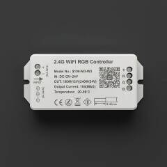 Smart-Home RGB-LED-Dimmer Controller WIFI WLAN für SmartLife  Tuya – direkt ohne Gateway – 24V 10A (240W)