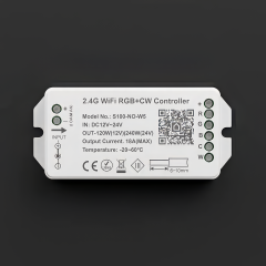 Smart-Home RGB&CCT-Dimmer/Controller WIFI/WLAN für SmartLife / Tuya – direkt ohne Gateway – 24V 10A (240W)