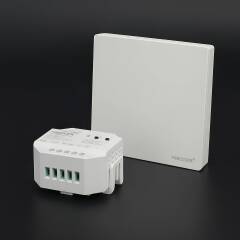 230V Einbau LED-Dimmer TRIAC & Funk Push-Taster im SET