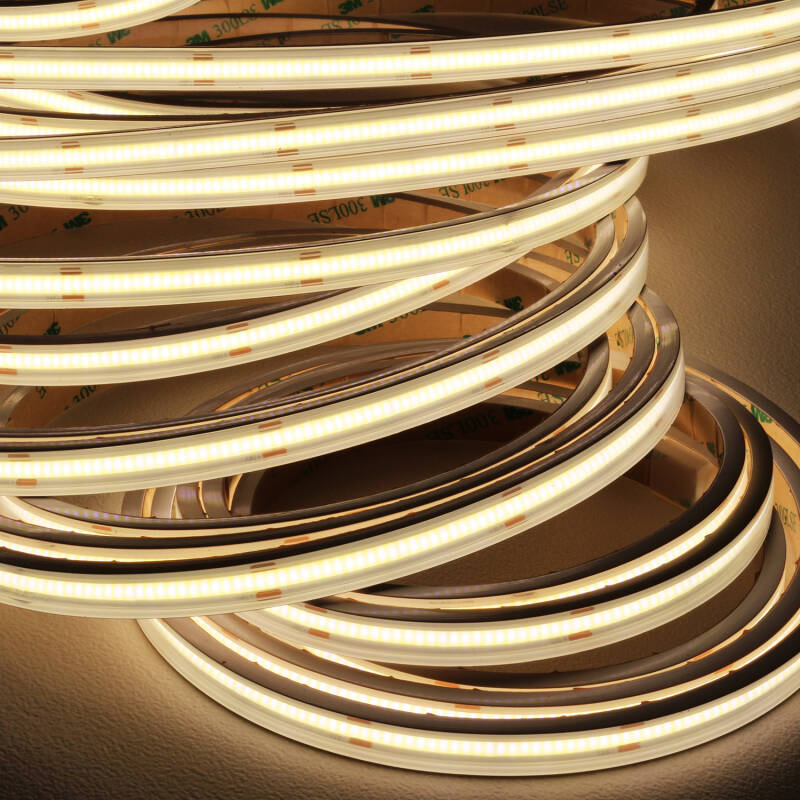 COB LED-Streifen 24V – wasserdicht IP67 – Long-Run Konstantstrom – 4000K Neutralweiß – nach Maß bis 20 m