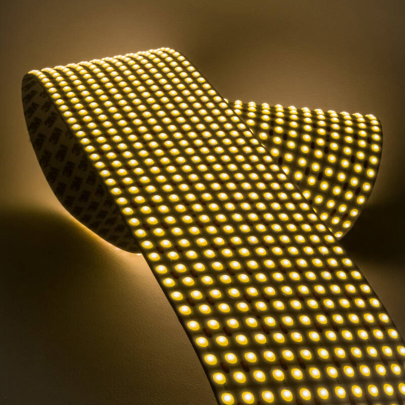 COB LED Sheet Backlight/Backlit Module 24V flexibel (Small-Cut) | Flächenlicht für Hintergrundbeleuchtung | Warmweiß | CRI93+ | nach Maß bis 800 cm