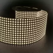 LED-Flächenlicht auf Rolle 24V – COB LED-Folie ONE flexibel | Flex LED-Sheet | Neutralweiß CRI92 | nach Maß in Breite 12 cm – Länge 1 cm – 0,1 Watt – 8 Lumen – 12 LEDs