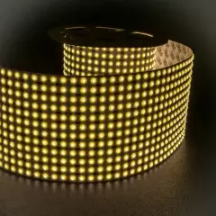 LED-Flächenlicht auf Rolle 24V – COB LED-Folie ONE flexibel | Flex LED-Sheet | Warmweiß CRI92 | nach Maß in Breite 12 cm – Länge 1 cm – 0,1 Watt – 7 Lumen – 12 LEDs