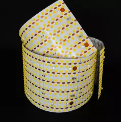 LED-Flächenlicht auf Rolle 24V – COB LED-Folie ONE flexibel | Flex LED-Sheet | Warmweiß CRI92 | nach Maß in Breite 12 cm – Länge 1 cm – 0,1 Watt – 7 Lumen – 12 LEDs