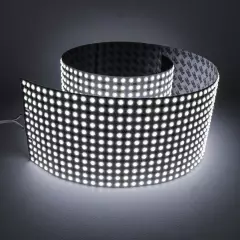LED-Flächenlicht auf Rolle 24V – COB LED-Folie ONE flexibel | Flex LED-Sheet | Tageslichtweiß CRI94+ | nach Maß in Breite 12 cm – Länge 1 cm – 0,1 Watt – 9 Lumen – 12 LEDs