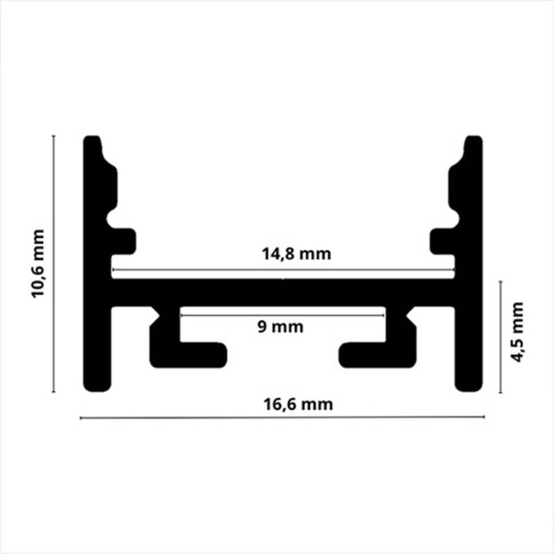 COB LED-Leuchte 230V – Lineare LED-Leiste CONNECT | Diffus dimmbar | Warmweiß | 150° IP54