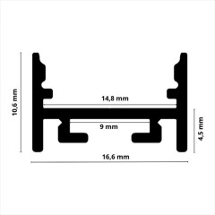 230V LED-Leisten-Bausatz CONNECT linear COB | Diffus Dimmbar | Warmweiß | 150° IP54