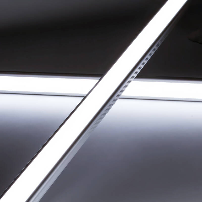 230V COB LED-Leiste linear – flache Unterbauleuchte NICE | dimmbar diffus | Tageslichtweiß | 150° wasserfest (IP54)
