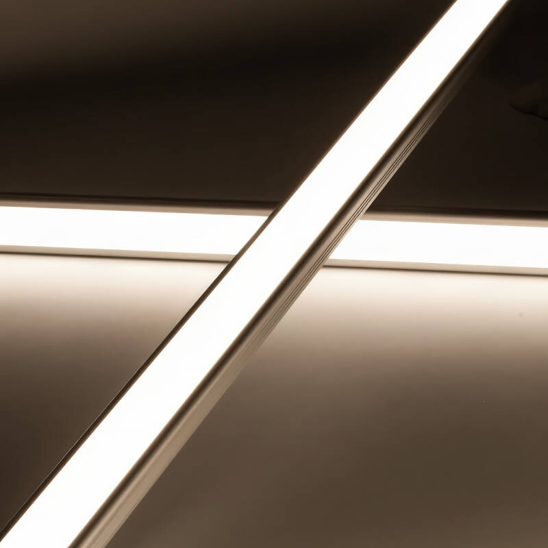 230V COB LED-Leiste linear – flache Unterbauleuchte NICE | dimmbar diffus | Neutralweiß | 150° wasserfest (IP54)