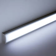 230V COB LED-Leiste linear – flache Unterbauleuchte NICE | dimmbar diffus | Tageslichtweiß | 150° wasserfest (IP54) | Maßanfertigung in Länge 15 cm – 1,3 Watt – 122 Lumen – 37 LEDs