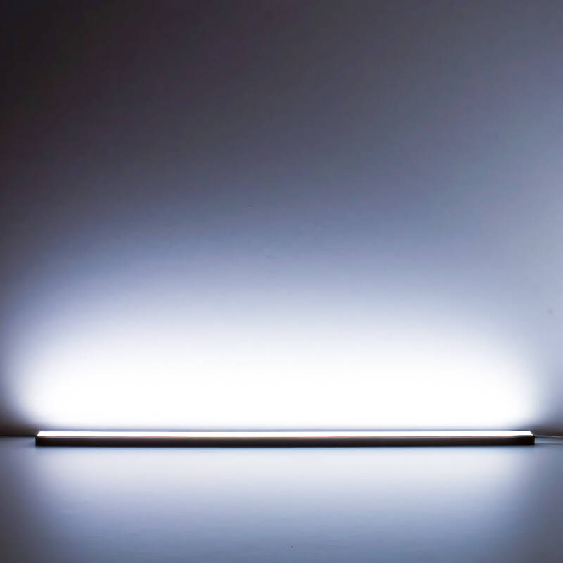LED-Leiste 230V COB schwarz (anthrazit) – LED-Leuchte BLACK & NICE | flach - dimmbar - diffus | Tageslichtweiß | 150° wasserfest (IP54)