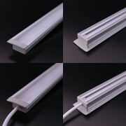 COB LED-Einbauleuchte 230V CONNECT – Diffus | Dimmbar | Neutralweiß | 150° | IP54 | nach Maß – BAUSATZ