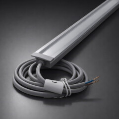 COB LED-Einbauleuchte 230V CONNECT – Diffus | Dimmbar | Warmweiß | 150° | IP54 | nach Maß – BAUSATZ