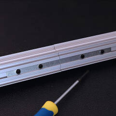 Alu Einbauprofil CONNECT-PRO – Maßanfertigung bis 200 cm – Innenmaß 21mm – Silber inkl. diffuser Abdeckung