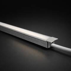 LED Alu-Einbauprofil PICO – extrem schmal (für 5mm Streifen) – Silber eloxiert & Diffus – nach Maß