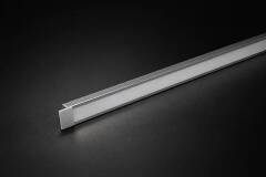 LED Alu-Einbauprofil PICO – extrem schmal (für 5mm Streifen) – Silber eloxiert & Diffus – nach Maß