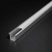 LED Alu-Einbauprofil PICO – extrem schmal (für 5mm Streifen) – Silber eloxiert & Diffus – nach Maß