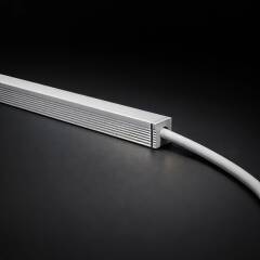 LED Alu-Aufbauprofil PICO – extrem schmal (für 5mm Streifen) – Silber eloxiert & Diffus – nach Maß