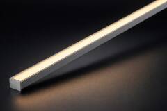 LED Alu-Aufbauprofil PICO – extrem schmal (für 5mm Streifen) – Silber eloxiert & Diffus – nach Maß