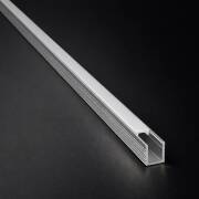 LED Alu-Aufbauprofil PICO – extrem schmal (für 5mm Streifen) – Silber eloxiert & Diffus – nach Maß