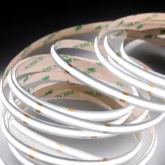 LED Streifen Komplett SET mit Fernbedienung & Trafo | COB weiß 24V | nach Maß bis 20m