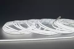 LED Streifen Komplett SET mit Fernbedienung & Trafo | COB weiß 24V | nach Maß bis 20m