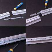 COB LED-Einbauleuchte 230V CONNECT – Diffus | Dimmbar | Neutralweiß | 150° | IP54 |  Selbstmontage SET nach Maß in Länge 25,91 m – 265,2 Watt – 24.387 Lumen – 7.659 LEDs