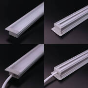 COB LED-Einbauleuchte 230V CONNECT – Diffus | Dimmbar | Neutralweiß | 150° | IP54 |  Selbstmontage SET nach Maß in Länge 29,41 m – 301,1 Watt – 27.686 Lumen – 8.695 LEDs