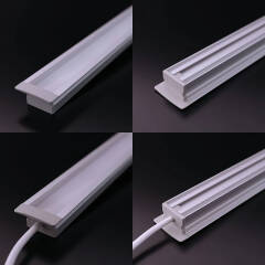 COB LED-Einbauleuchte 230V CONNECT – Diffus | Dimmbar | Neutralweiß | 150° | IP54 |  Selbstmontage SET nach Maß in Länge 38,66 m – 395,9 Watt – 36.404 Lumen – 11.433 LEDs