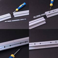 COB LED-Einbauleuchte 230V CONNECT – Diffus | Dimmbar | Neutralweiß | 150° | IP54 |  Selbstmontage SET nach Maß in Länge 40,54 m – 415,1 Watt – 38.171 Lumen – 11.988 LEDs