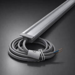 COB LED-Einbauleuchte 230V CONNECT – Diffus | Dimmbar | Neutralweiß | 150° | IP54 |  Selbstmontage SET nach Maß in Länge 48,29 m – 494,6 Watt – 45.476 Lumen – 14.282 LEDs